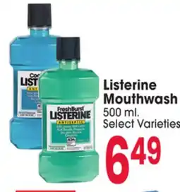 Jewel-Osco Listerine Mouthwash offer