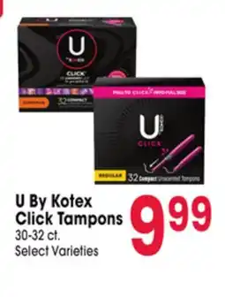 Jewel-Osco U By Kotex Click Tampons offer
