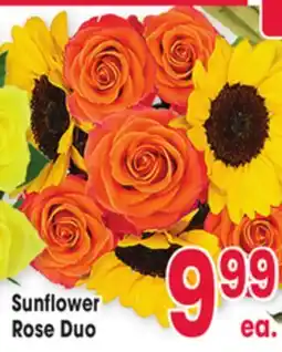 Jewel-Osco Sunflower Rose Duo offer