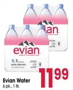 Jewel-Osco Evian Water offer