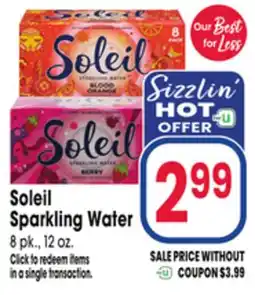 Jewel-Osco Soleil Sparkling Water offer