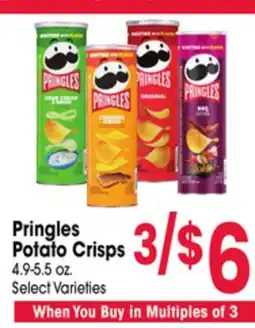 Jewel-Osco Pringles Potato Crisps offer