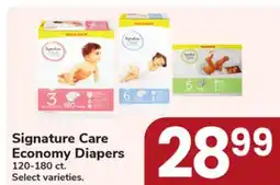Jewel-Osco Signature Care Economy Diapers offer