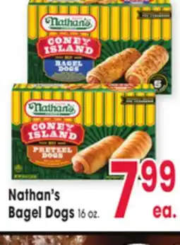 Jewel-Osco Nathan's Bagel Dogs offer