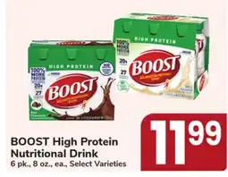 Jewel-Osco BOOST High Protein Nutritional Drink offer