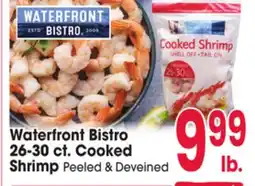 Jewel-Osco Waterfront Bistro 26-30 ct. Cooked Shrimp offer