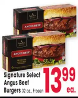Jewel-Osco Signature Select Angus Beef Burgers offer