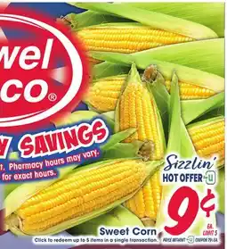 Jewel-Osco Sweet Corn offer