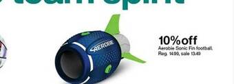 Target Aerobie Sonic Fin Football offer