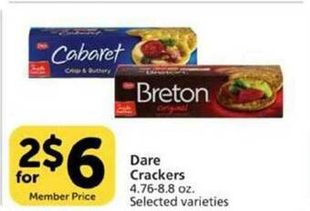 Pavilions Dare Crackers offer