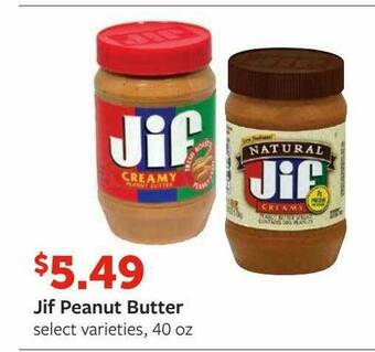 Fareway Jif Peanut Butter offer