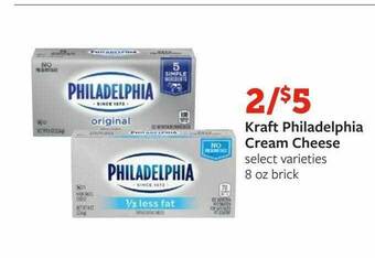 Fareway Kraft Philadelphia Cream Cheese offer
