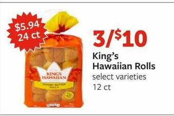 Fareway King's Hawaiian Rolls offer