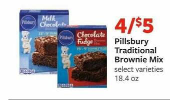 Fareway Pillsbury Traditional Brownie Mix offer