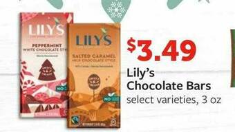 Fareway Lily's Chocolate Bars offer