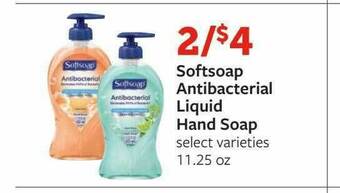 Fareway Softsoap Antibacterial Liquid Hand Soap offer