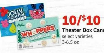 Fareway Theater Box Candy offer