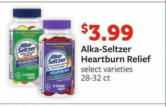 Fareway Alka-seltzer Heartburn Relief offer