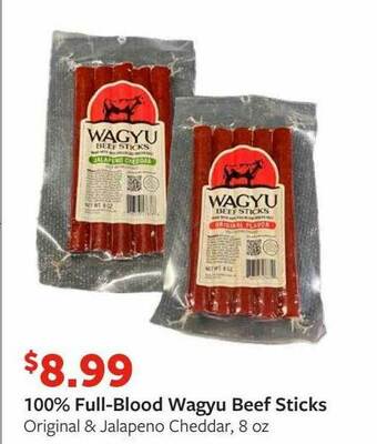 Fareway 100% Full-blood Wagyu Beef Sticks offer