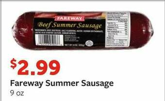 Fareway Fareway Summer Sausage offer