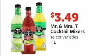 Fareway Mr. & Mrs. T Cocktail Mixers offer