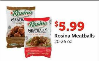 Fareway Rosina Meatballs offer