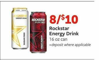 Fareway Rockstar Energy Drink offer