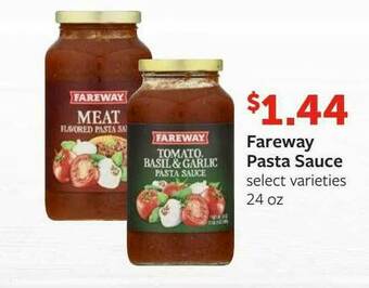 Fareway Fareway Pasta Sauce offer