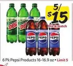Winn Dixie Pepsi Products offer
