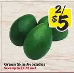 Winn Dixie Green Skin Avocados offer