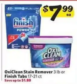 Winn Dixie OxiClean Stain Remover or Finish Tabs offer