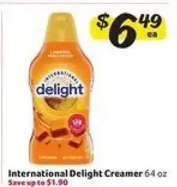 Winn Dixie International Delight Creamer offer