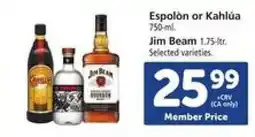 Safeway Espolòn or Kahlúa / Jim Beam offer