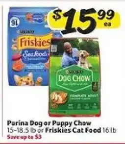 Winn Dixie Purina Dog or Puppy Chow or Friskies Cat Food offer