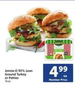 Safeway Jennie-O 93% Lean Ground Turkey or Patties offer