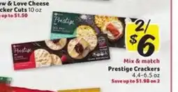 Winn Dixie Prestige Crackers offer
