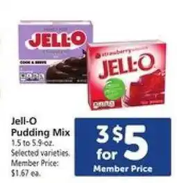 Safeway Jell-O Pudding Mix offer
