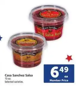 Safeway Casa Sanchez Salsa offer