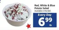 Safeway Red, White & Blue Potato Salad offer