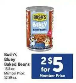 Safeway Bush's Bluey Baked Beans offer