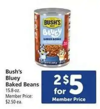 Safeway Bush's Bluey Baked Beans offer