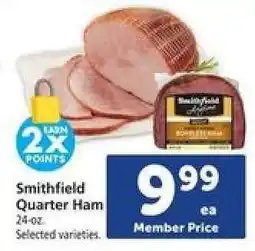 Safeway Smithfield Quarter Ham offer