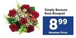 Safeway Simply Because Rose Bouquet offer