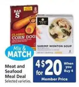 Safeway Meat and Seafood Meal Deal offer