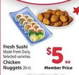 Safeway Fresh Sushi offer