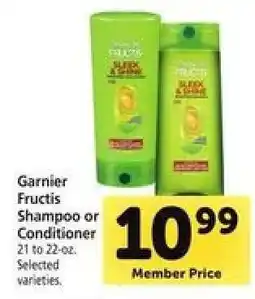 Safeway Garnier Fructis Shampoo or Conditioner offer