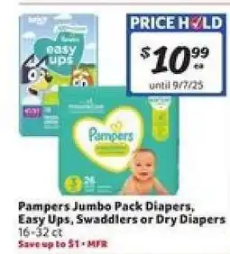 Winn Dixie Pampers Jumbo Pack Diapers offer