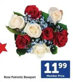 Safeway Rose Patriotic Bouquet offer