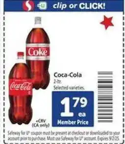 Safeway Coca-Cola offer