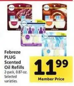 Safeway Febreze Plug Scented Oil Refills offer